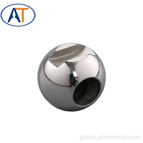 L-type Sphere for Ball Valve regulating flow sphere for ball valve Manufactory